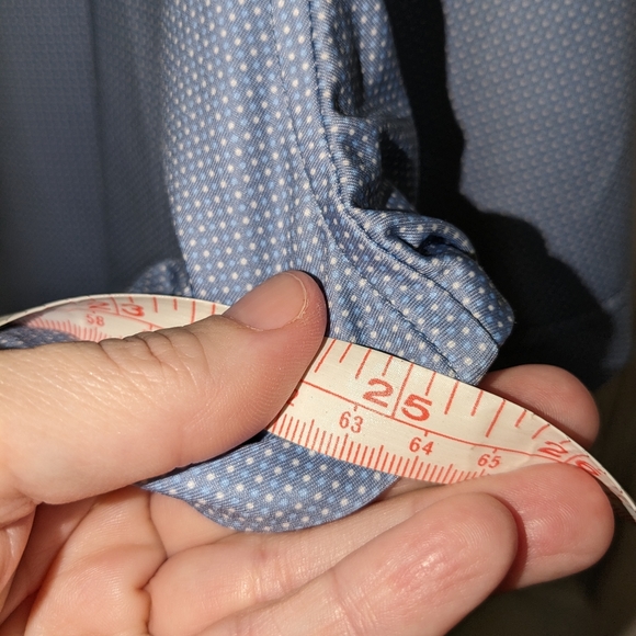 Peter Millar Men’s Large Short Sleeve Light Blue Polo Poly/Spandex LIKE NEW! - Picture 12 of 13